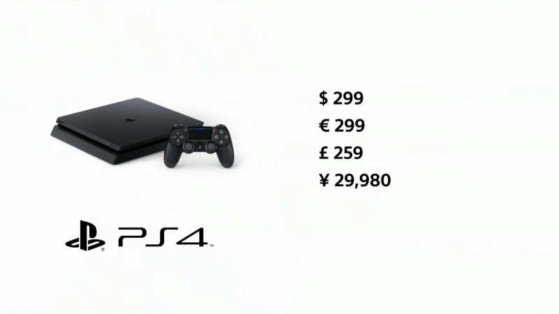 Illustration for article titled La nueva PS4 Slim es (ahora sí) oficial: más delgada y por 299 dólares
